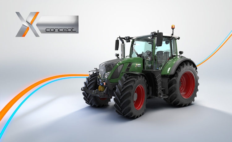 Fendt 722 Vario X-Concept 200 LE-s (147 kW-os) traktor