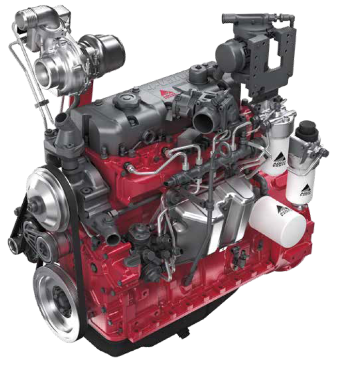 AGCO Power 4.4 L HD típus jelzésű, 4 hengeres, 4,4 literes motor