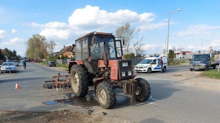 Traktor, baleset