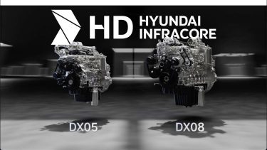 HD Hyundai Infracore DX05 és DX08 motorok