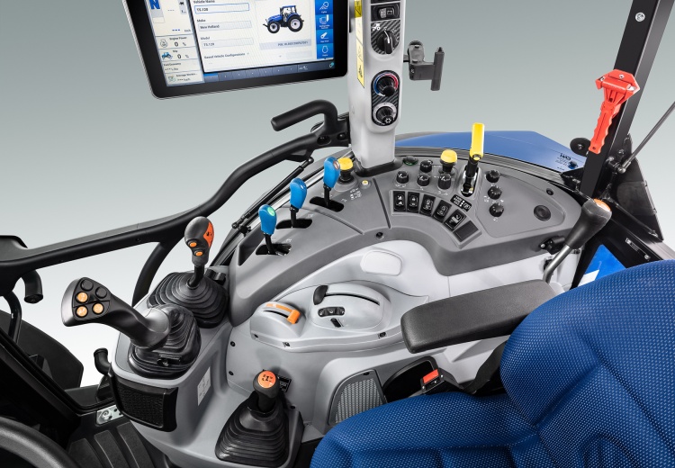 New Holland T5 Utility traktor vezetőfülke belső