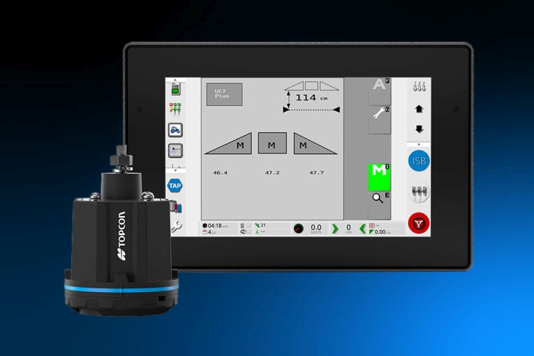 Topcon UC7 Plus – új generációs szórókeret-szabályozás