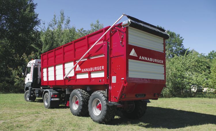 Annaburger TS-28.04 lehordószerkezetes félpótkocsi