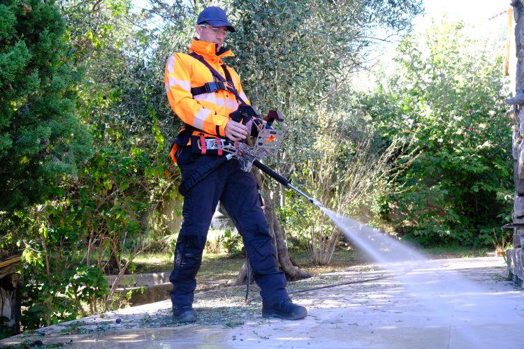 Alacsonyabb munkaterhelés magasnyomású mosáskor