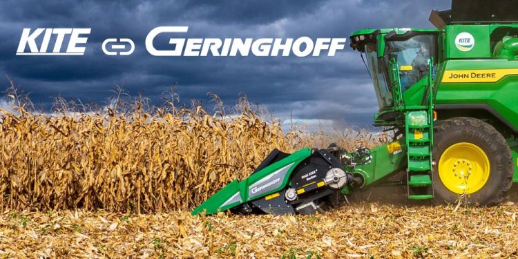 John Deere kombájn geringhoff adapterrel