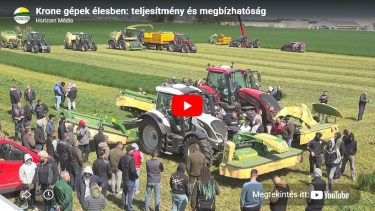 Krone gépbemutató Komáromban (Fotó: Kristóf Imre/Horizont Média)